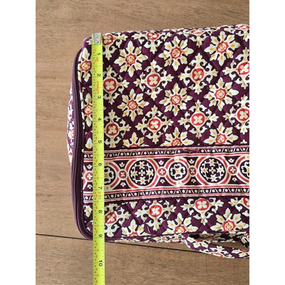 Vera Bradley Plum Floral Quilted Travel Organizer - Picture 6 of 8